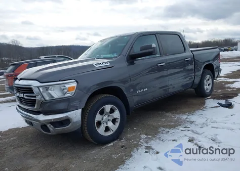 2019 Ram 1500 Big Horn/Lone Star 4X4 5'7 Box z USA, uszkodzony, nr VIN 1C6RRFFGXKN723226